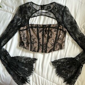 Lace Corset Top